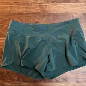 Lululemon 4” inseam Women's Green Shorts